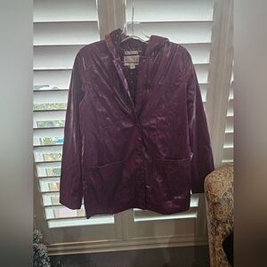 Xhilaration vintage rain jacket size small